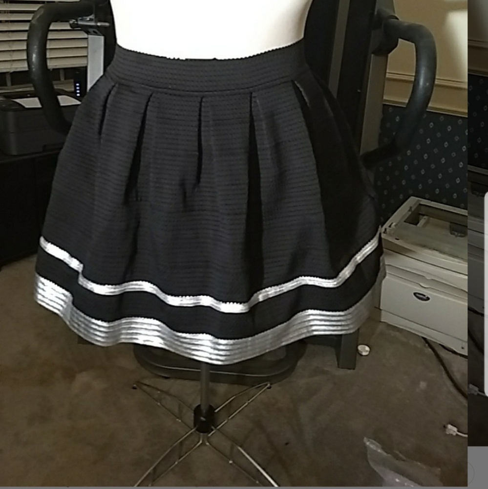Ashley Stewart Box Pleated Skirt -- 2 for $25